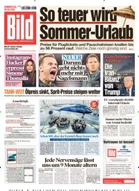 Titelbild der Ausgabe 82/2026 von BILD. Diese Zeitschrift und viele weitere Zeitungsabos als Abo oder epaper bei United Kiosk online kaufen.