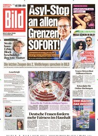 Titelbild der Ausgabe 106/2025 von BILD. Diese Zeitschrift und viele weitere Zeitungsabos als Abo oder epaper bei United Kiosk online kaufen.