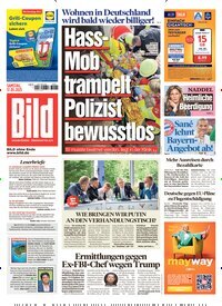Titelbild der Ausgabe 114/2025 von BILD. Diese Zeitschrift und viele weitere Zeitungsabos als Abo oder epaper bei United Kiosk online kaufen.