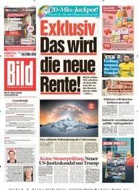 Titelbild der Ausgabe 116/2026 von BILD. Diese Zeitschrift und viele weitere Zeitungsabos als Abo oder epaper bei United Kiosk online kaufen.