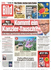 Titelbild der Ausgabe 120/2026 von BILD. Diese Zeitschrift und viele weitere Zeitungsabos als Abo oder epaper bei United Kiosk online kaufen.