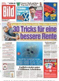 Titelbild der Ausgabe 123/2026 von BILD. Diese Zeitschrift und viele weitere Zeitungsabos als Abo oder epaper bei United Kiosk online kaufen.