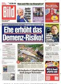 Titelbild der Ausgabe 124/2025 von BILD. Diese Zeitschrift und viele weitere Zeitungsabos als Abo oder epaper bei United Kiosk online kaufen.