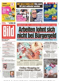 Titelbild der Ausgabe 125/2025 von BILD. Diese Zeitschrift und viele weitere Zeitungsabos als Abo oder epaper bei United Kiosk online kaufen.