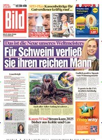 Titelbild der Ausgabe 131/2025 von BILD. Diese Zeitschrift und viele weitere Zeitungsabos als Abo oder epaper bei United Kiosk online kaufen.