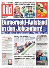 Titelbild der Ausgabe 135/2026 von BILD. Diese Zeitschrift und viele weitere Zeitungsabos als Abo oder epaper bei United Kiosk online kaufen.