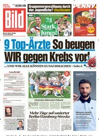 Titelbild der Ausgabe 136/2026 von BILD. Diese Zeitschrift und viele weitere Zeitungsabos als Abo oder epaper bei United Kiosk online kaufen.