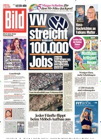 Titelbild der Ausgabe 147/2026 von BILD. Diese Zeitschrift und viele weitere Zeitungsabos als Abo oder epaper bei United Kiosk online kaufen.