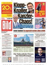 Titelbild der Ausgabe 171/2026 von BILD. Diese Zeitschrift und viele weitere Zeitungsabos als Abo oder epaper bei United Kiosk online kaufen.