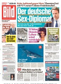 Titelbild der Ausgabe 175/2026 von BILD. Diese Zeitschrift und viele weitere Zeitungsabos als Abo oder epaper bei United Kiosk online kaufen.