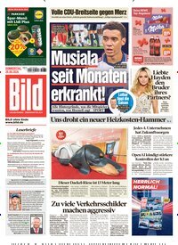 Titelbild der Ausgabe 193/2026 von BILD. Diese Zeitschrift und viele weitere Zeitungsabos als Abo oder epaper bei United Kiosk online kaufen.