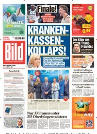 Titelbild der Ausgabe 214/2025 von BILD. Diese Zeitschrift und viele weitere Zeitungsabos als Abo oder epaper bei United Kiosk online kaufen.