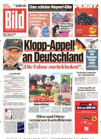 Titelbild der Ausgabe 218/2026 von BILD. Diese Zeitschrift und viele weitere Zeitungsabos als Abo oder epaper bei United Kiosk online kaufen.