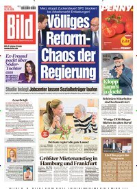 Titelbild der Ausgabe 230/2026 von BILD. Diese Zeitschrift und viele weitere Zeitungsabos als Abo oder epaper bei United Kiosk online kaufen.