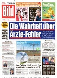 Titelbild der Ausgabe 254/2025 von BILD. Diese Zeitschrift und viele weitere Zeitungsabos als Abo oder epaper bei United Kiosk online kaufen.