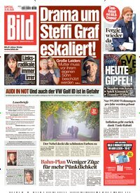 Titelbild der Ausgabe 254/2026 von BILD. Diese Zeitschrift und viele weitere Zeitungsabos als Abo oder epaper bei United Kiosk online kaufen.