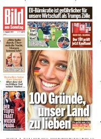 Titelbild der Ausgabe 31/2025 von Bild am Sonntag Gesamtausgabe. Diese Zeitschrift und viele weitere Zeitungsabos als Abo oder epaper bei United Kiosk online kaufen.