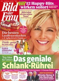 Titelbild der Ausgabe 14/2026 von Bild der Frau. Diese Zeitschrift und viele weitere Frauenzeitschriften als Abo oder epaper bei United Kiosk online kaufen.