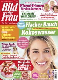 Titelbild der Ausgabe 22/2018 von Bild der Frau. Diese Zeitschrift und viele weitere Frauenzeitschriften als Abo oder epaper bei United Kiosk online kaufen.