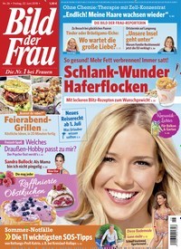 Titelbild der Ausgabe 26/2018 von Bild der Frau. Diese Zeitschrift und viele weitere Frauenzeitschriften als Abo oder epaper bei United Kiosk online kaufen.