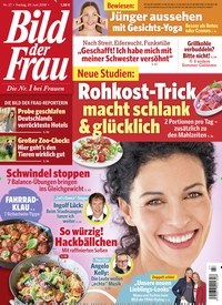 Titelbild der Ausgabe 27/2018 von Bild der Frau. Diese Zeitschrift und viele weitere Frauenzeitschriften als Abo oder epaper bei United Kiosk online kaufen.