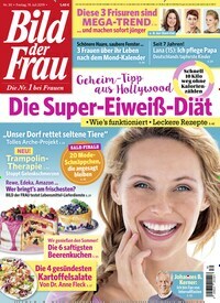 Titelbild der Ausgabe 30/2019 von Bild der Frau. Diese Zeitschrift und viele weitere Frauenzeitschriften als Abo oder epaper bei United Kiosk online kaufen.