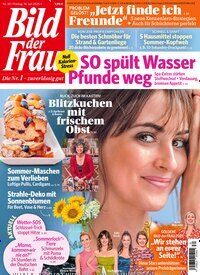 Titelbild der Ausgabe 30/2025 von Bild der Frau. Diese Zeitschrift und viele weitere Frauenzeitschriften als Abo oder epaper bei United Kiosk online kaufen.