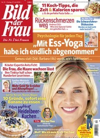 Titelbild der Ausgabe 31/2018 von Bild der Frau. Diese Zeitschrift und viele weitere Frauenzeitschriften als Abo oder epaper bei United Kiosk online kaufen.