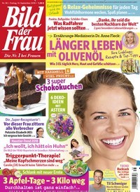 Titelbild der Ausgabe 38/2018 von Bild der Frau. Diese Zeitschrift und viele weitere Frauenzeitschriften als Abo oder epaper bei United Kiosk online kaufen.