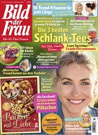 Titelbild der Ausgabe 42/2018 von Bild der Frau. Diese Zeitschrift und viele weitere Frauenzeitschriften als Abo oder epaper bei United Kiosk online kaufen.