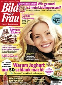 Titelbild der Ausgabe 46/2019 von Bild der Frau. Diese Zeitschrift und viele weitere Frauenzeitschriften als Abo oder epaper bei United Kiosk online kaufen.