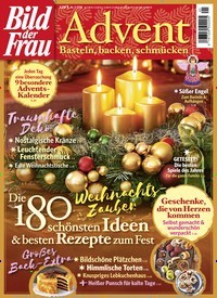 Titelbild der Ausgabe 1/2018 von Bild der Frau Advent. Diese Zeitschrift und viele weitere Kochzeitschriften und Backzeitschriften als Abo oder epaper bei United Kiosk online kaufen.