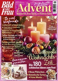 Titelbild der Ausgabe 1/2022 von Bild der Frau Advent. Diese Zeitschrift und viele weitere Kochzeitschriften und Backzeitschriften als Abo oder epaper bei United Kiosk online kaufen.