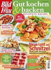 Titelbild der Ausgabe 2/2026 von Bild der Frau - Gut kochen & backen. Diese Zeitschrift und viele weitere Kochzeitschriften und Backzeitschriften als Abo oder epaper bei United Kiosk online kaufen.
