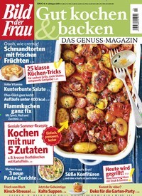 Titelbild der Ausgabe 4/2018 von Bild der Frau - Gut kochen & backen. Diese Zeitschrift und viele weitere Kochzeitschriften und Backzeitschriften als Abo oder epaper bei United Kiosk online kaufen.