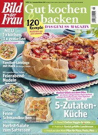 Titelbild der Ausgabe 5/2020 von Bild der Frau - Gut kochen & backen. Diese Zeitschrift und viele weitere Kochzeitschriften und Backzeitschriften als Abo oder epaper bei United Kiosk online kaufen.