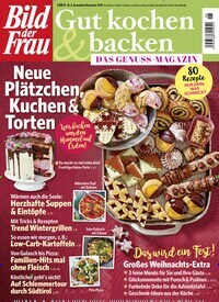Titelbild der Ausgabe 6/2019 von Bild der Frau - Gut kochen & backen. Diese Zeitschrift und viele weitere Kochzeitschriften und Backzeitschriften als Abo oder epaper bei United Kiosk online kaufen.