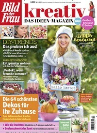 Titelbild der Ausgabe 2/2019 von Bild der Frau kreativ. Diese Zeitschrift und viele weitere Gartenzeitschriften und Wohnzeitschriften als Abo oder epaper bei United Kiosk online kaufen.