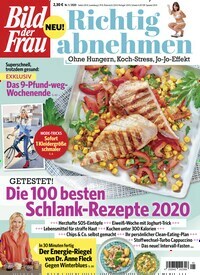 Titelbild der Ausgabe 1/2020 von Bild der Frau Richtig abnehmen. Diese Zeitschrift und viele weitere Frauenzeitschriften als Abo oder epaper bei United Kiosk online kaufen.