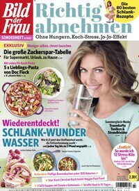 Titelbild der Ausgabe 2/2022 von Bild der Frau Richtig abnehmen. Diese Zeitschrift und viele weitere Frauenzeitschriften als Abo oder epaper bei United Kiosk online kaufen.