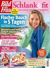 Titelbild der Ausgabe 1/2026 von Bild der Frau - Schlank und fit. Diese Zeitschrift und viele weitere Frauenzeitschriften als Abo oder epaper bei United Kiosk online kaufen.