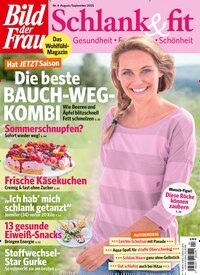 Titelbild der Ausgabe 4/2025 von Bild der Frau - Schlank und fit. Diese Zeitschrift und viele weitere Frauenzeitschriften als Abo oder epaper bei United Kiosk online kaufen.