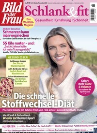 Titelbild der Ausgabe 5/2022 von Bild der Frau - Schlank und fit. Diese Zeitschrift und viele weitere Frauenzeitschriften als Abo oder epaper bei United Kiosk online kaufen.