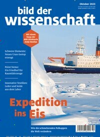 Titelbild der Ausgabe 10/2023 von bild der wissenschaft. Diese Zeitschrift und viele weitere Reisemagazine, Freizeitmagazine und Wissensmagazine als Abo oder epaper bei United Kiosk online kaufen.