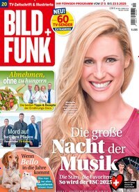 Titelbild der Ausgabe 20/2025 von Bild + Funk. Diese Zeitschrift und viele weitere Programmzeitschriften als Abo oder epaper bei United Kiosk online kaufen.