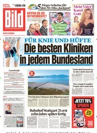 Titelbild der Ausgabe 131/2026 von BILD Sachsen. Diese Zeitschrift und viele weitere Zeitungsabos als Abo oder epaper bei United Kiosk online kaufen.