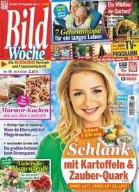 Titelbild der Ausgabe 18/2026 von Bildwoche. Diese Zeitschrift und viele weitere Programmzeitschriften als Abo oder epaper bei United Kiosk online kaufen.