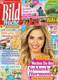 Titelbild der Ausgabe 38/2025 von Bildwoche. Diese Zeitschrift und viele weitere Programmzeitschriften als Abo oder epaper bei United Kiosk online kaufen.