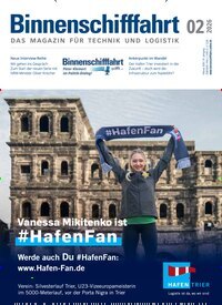 Titelbild der Ausgabe 2/2026 von Binnenschifffahrt. Diese Zeitschrift und viele weitere Logistikmagazine und Medienmagazine als Abo oder epaper bei United Kiosk online kaufen.