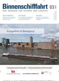 Titelbild der Ausgabe 3/2026 von Binnenschifffahrt. Diese Zeitschrift und viele weitere Logistikmagazine und Medienmagazine als Abo oder epaper bei United Kiosk online kaufen.